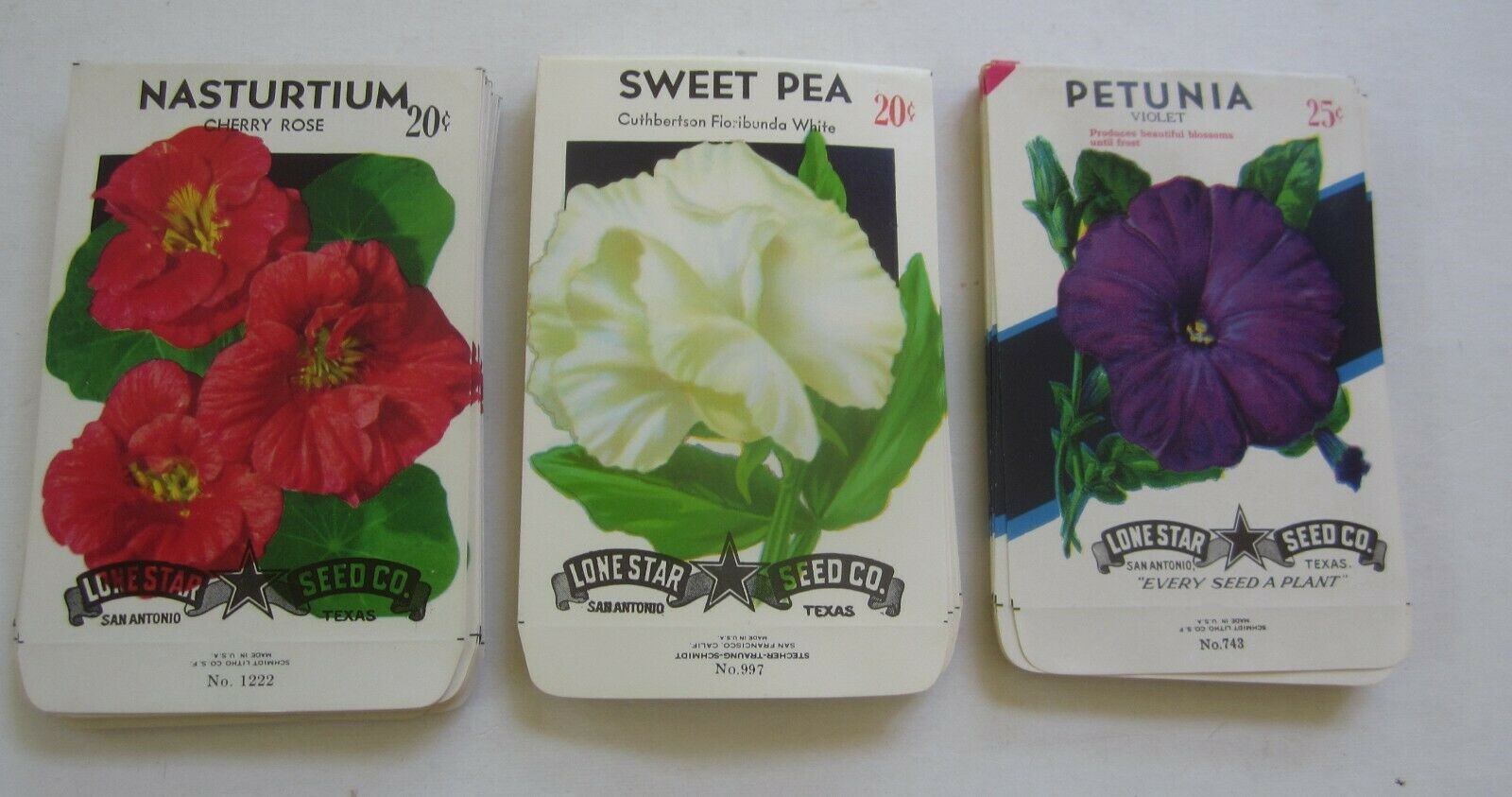  Lot of 75 Old Vintage - FLOWER SEED PACKETS - ...