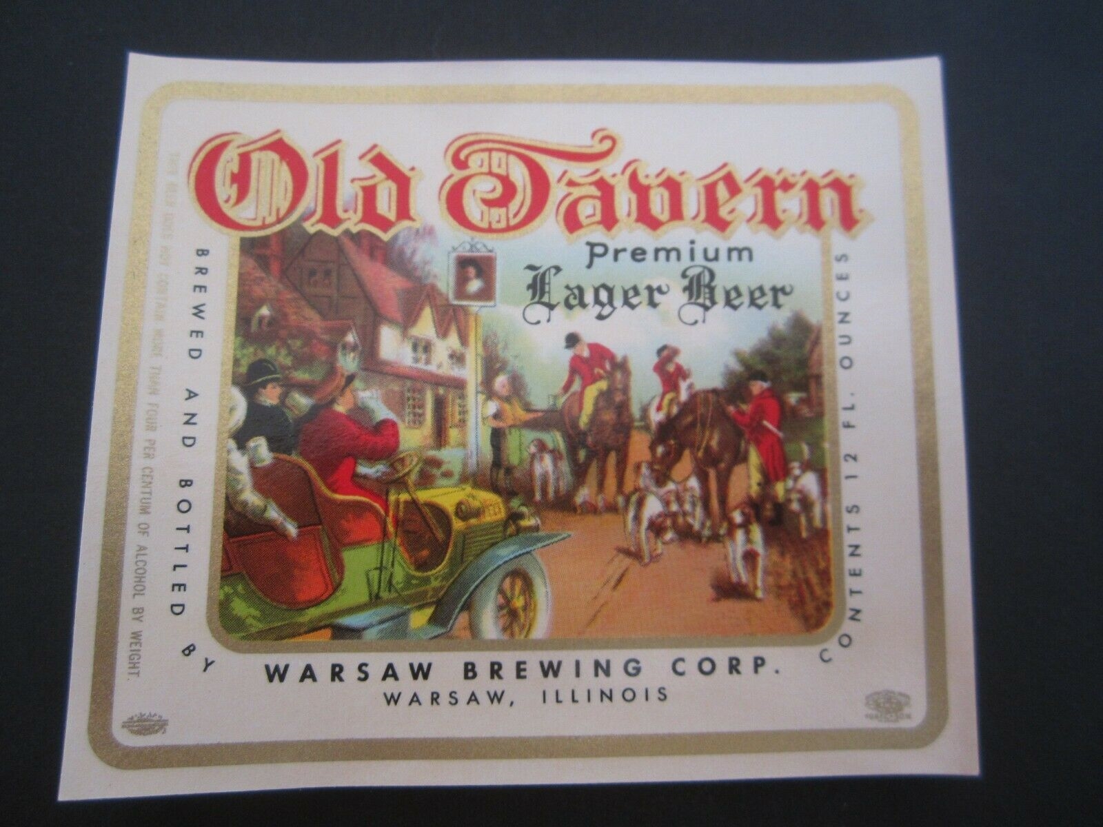  Lot of 50 Old Vintage - OLD TAVERN - BEER LABE...