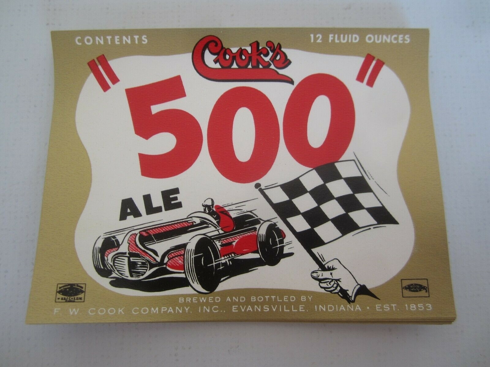  Lot of 50 Old Vintage COOKS "500" - BEER LABEL...