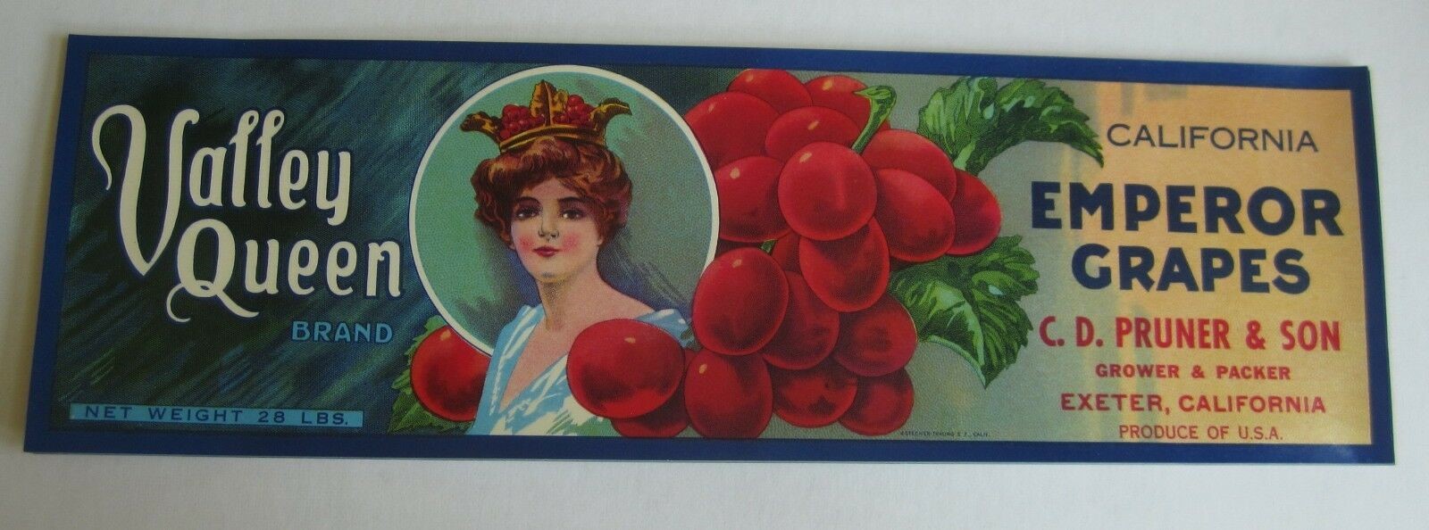  Lot of 100 Old Vintage - VALLEY QUEEN - GRAPE ...