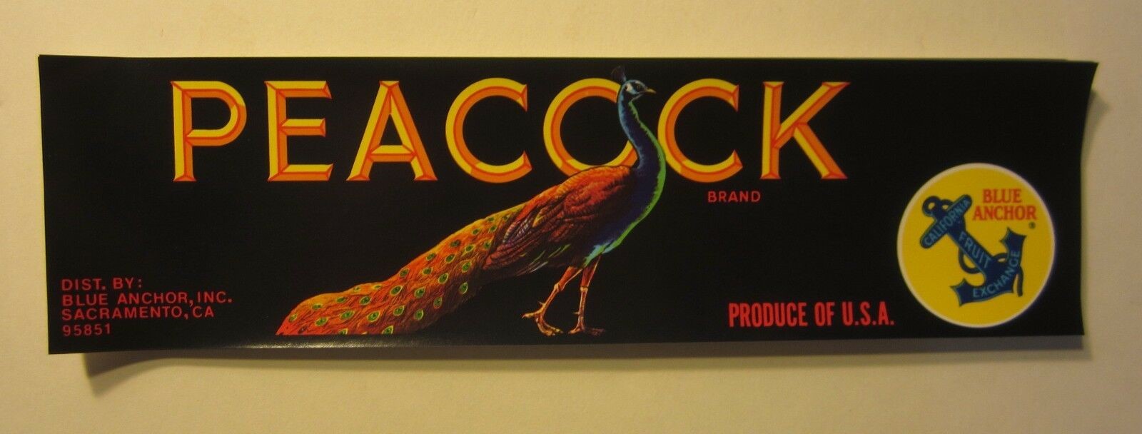  Lot of 50 Old Vintage - PEACOCK - Crate LABELS...