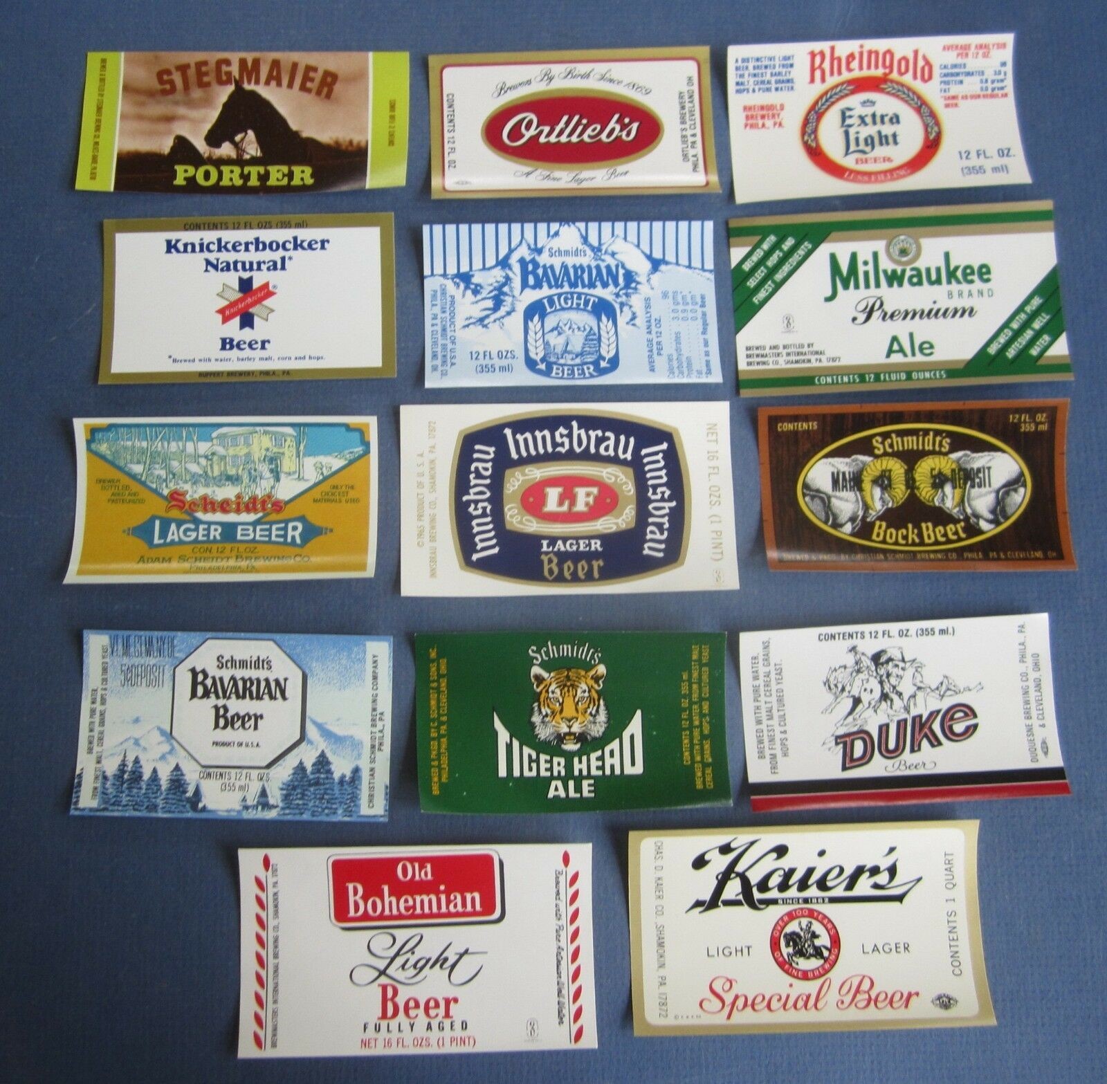 Lot of 14 Old Vintage - Pennsylvania Brewery - ...