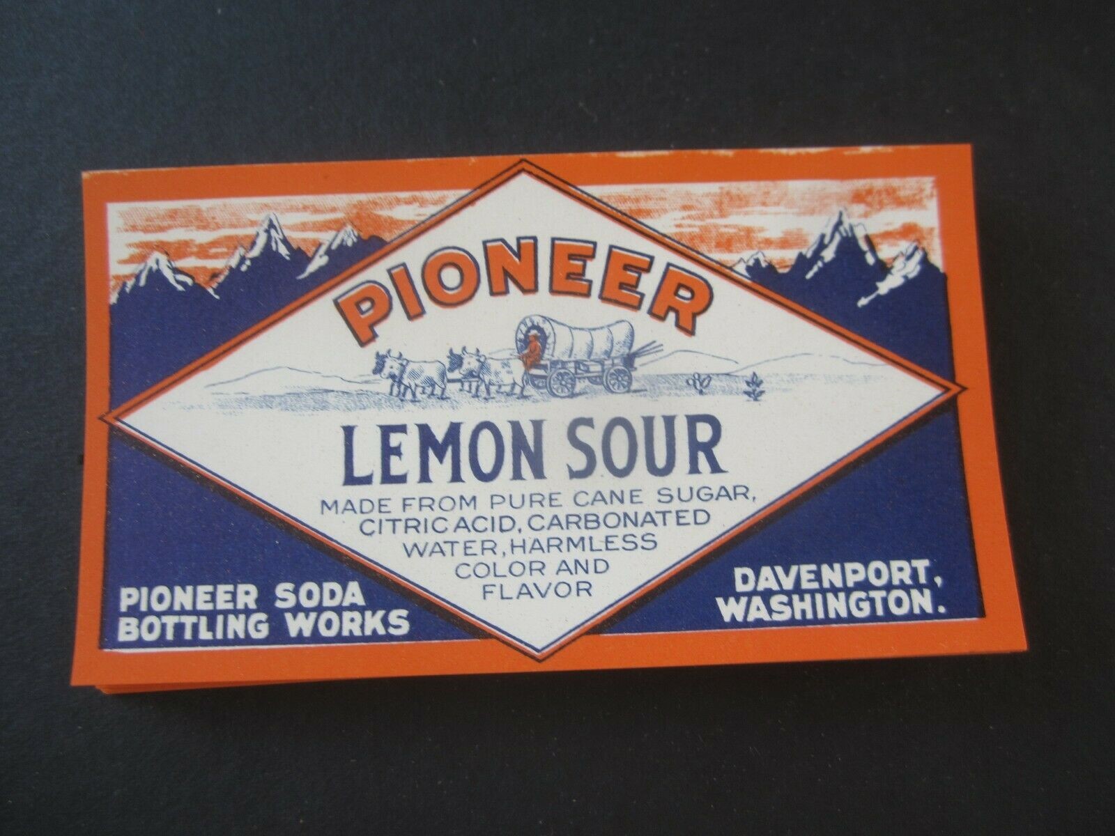  lot of 100 Old Vintage PIONEER - Lemon - SODA ...