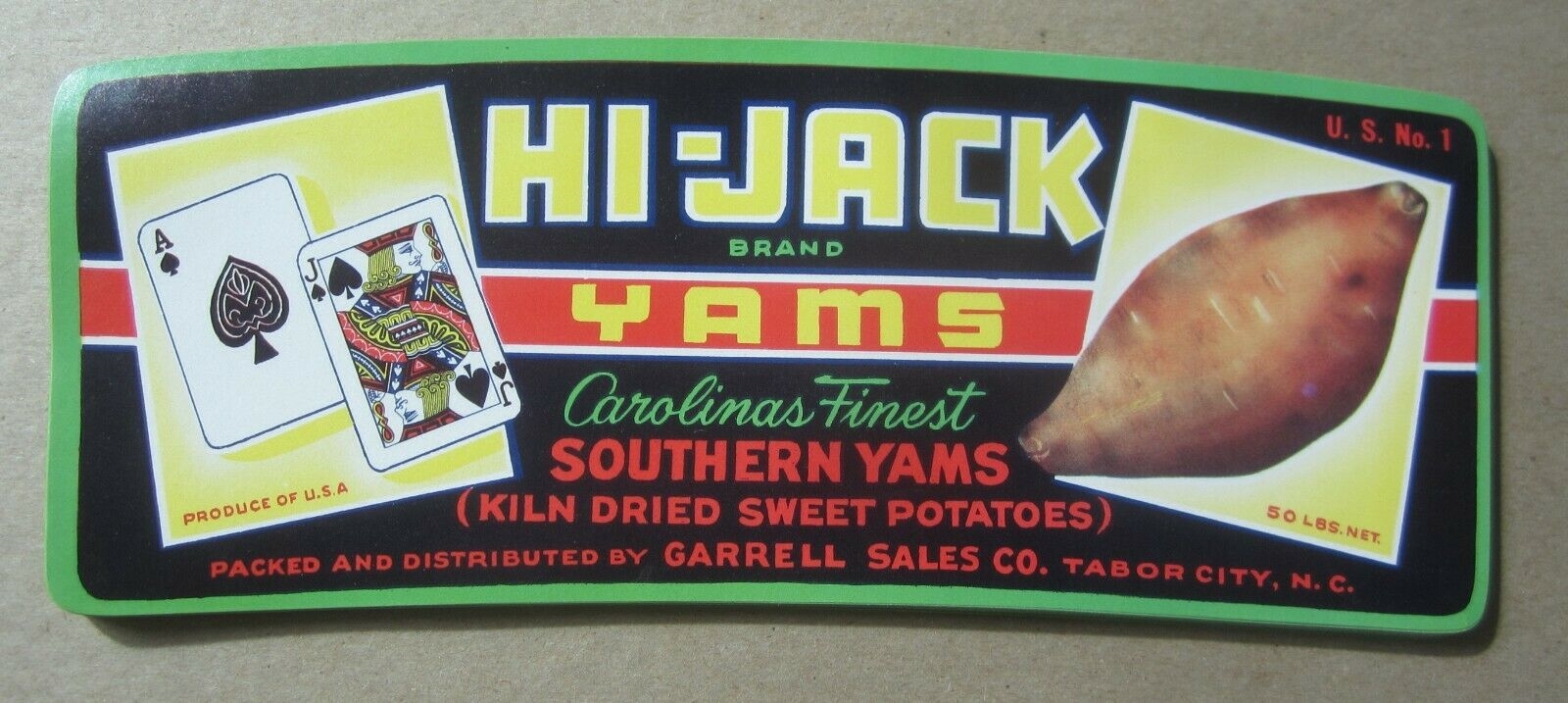  Lot of 50 Old Vintage - HI-JACK YAMS - LABELS ...