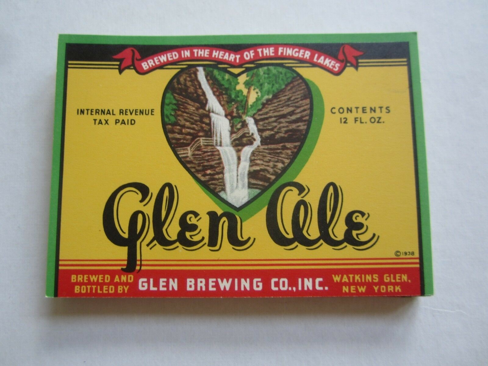  Lot of 100 Old Vintage - GLEN ALE - Beer LABEL...