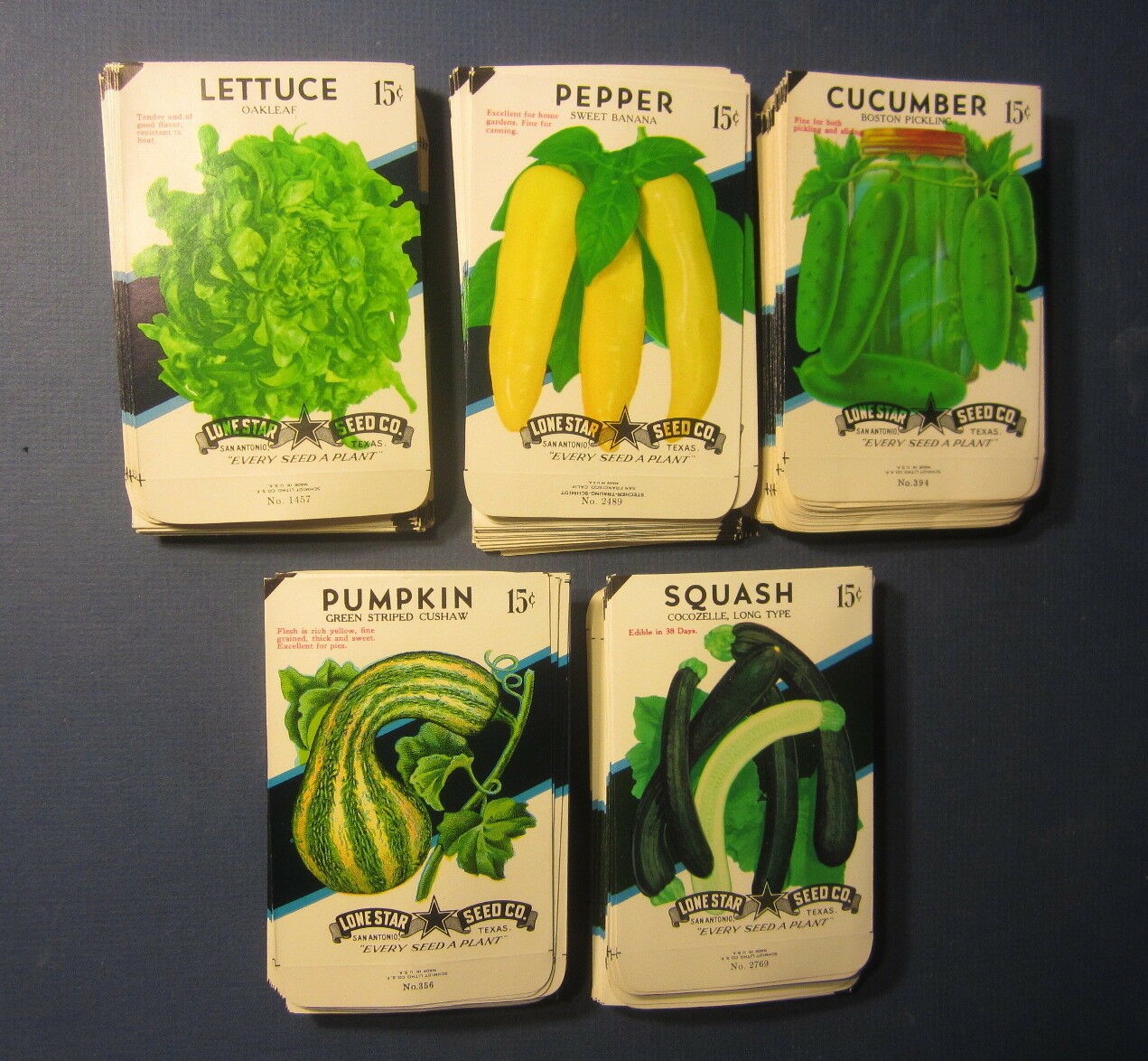  Lot of 250 Old Vintage Vegetable SEED PACKETS ...