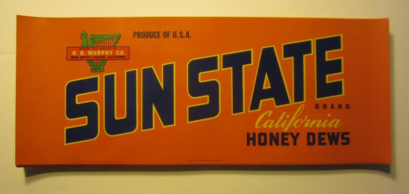  Lot of 100 Old Vintage SUN STATE California Ho...