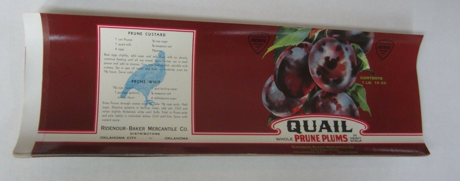  Lot of 50 Old Vintage - QUAIL Prune Plums CAN ...