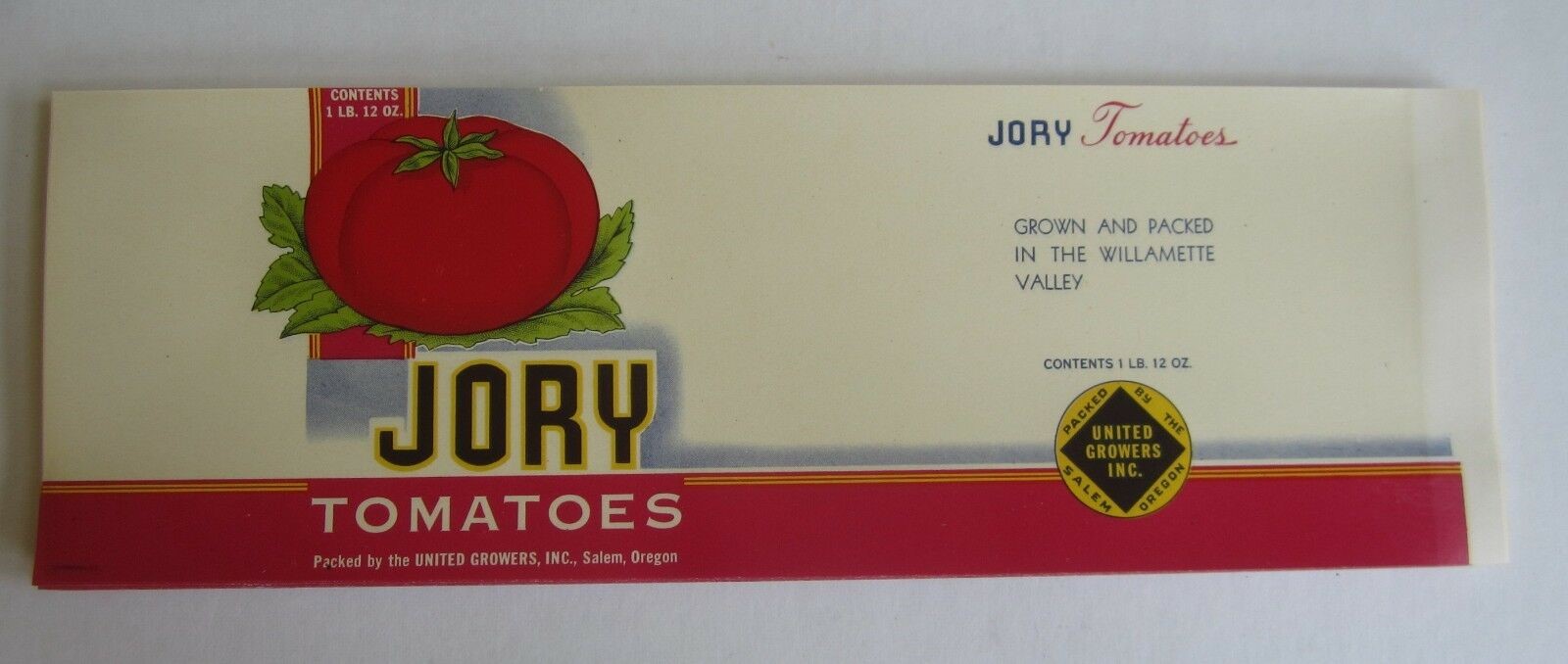  Lot of 100 Old Vintage - JORY - TOMATO - Can L...