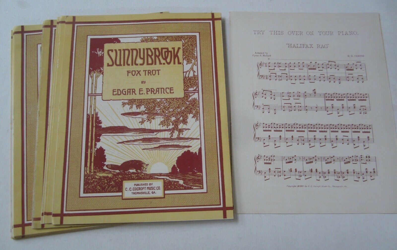  Lot of 25 Old 1917 - SUNNYBROOK Fox Trot - She...