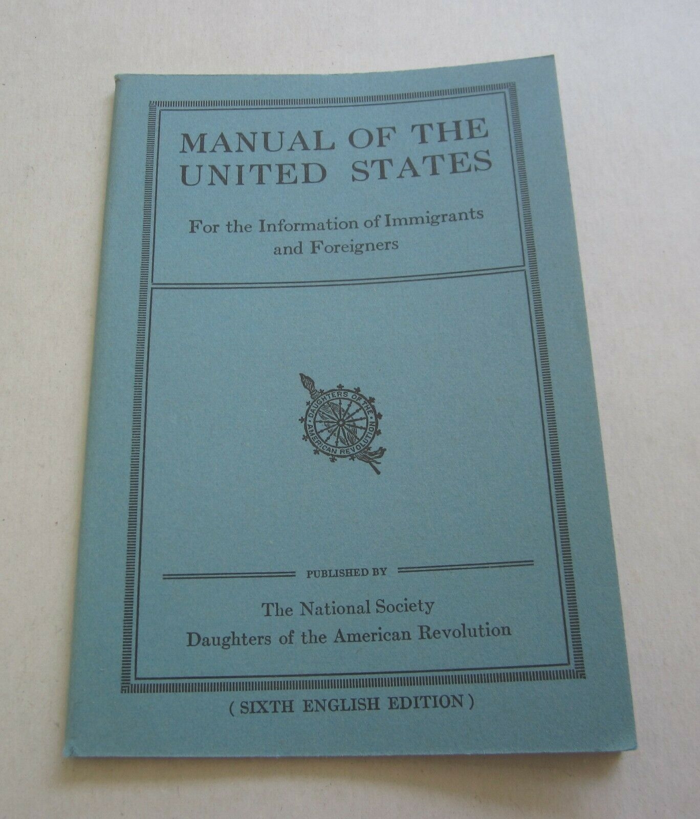 Old Vintage 1930 MANUAL Of The UNITED STATES fo...