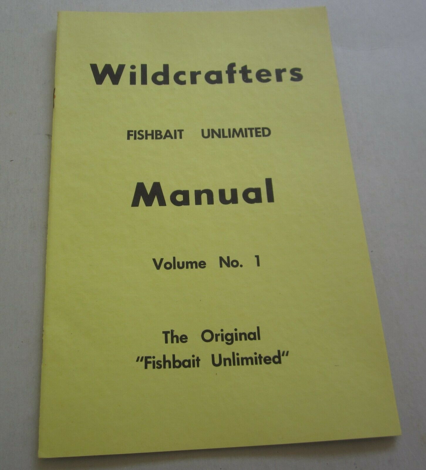 Old Vintage - WILDCRAFTERS - Fishbait Unlimited...