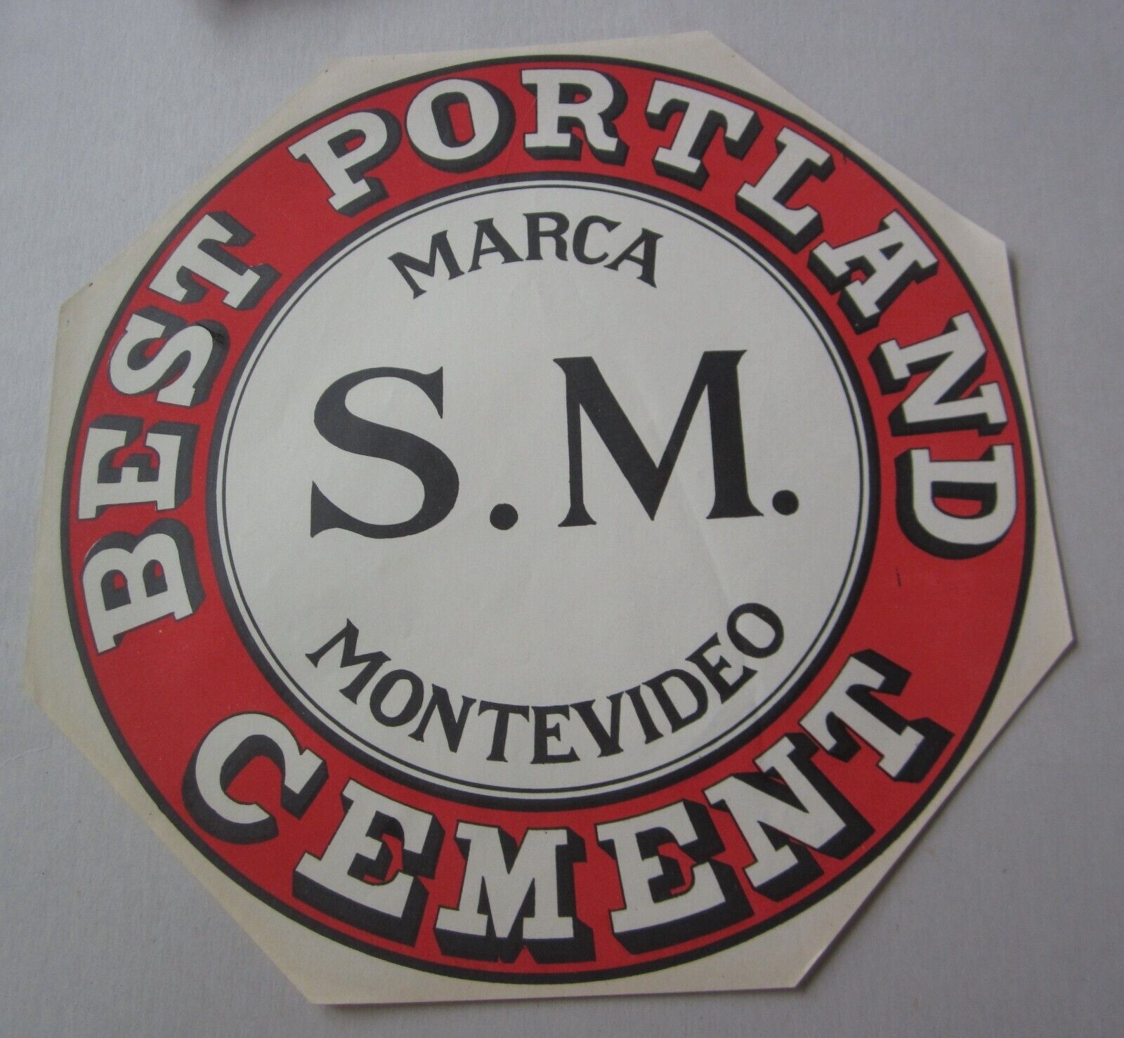 Old Vintage - Best Portland Cement - S.M. - LAB...