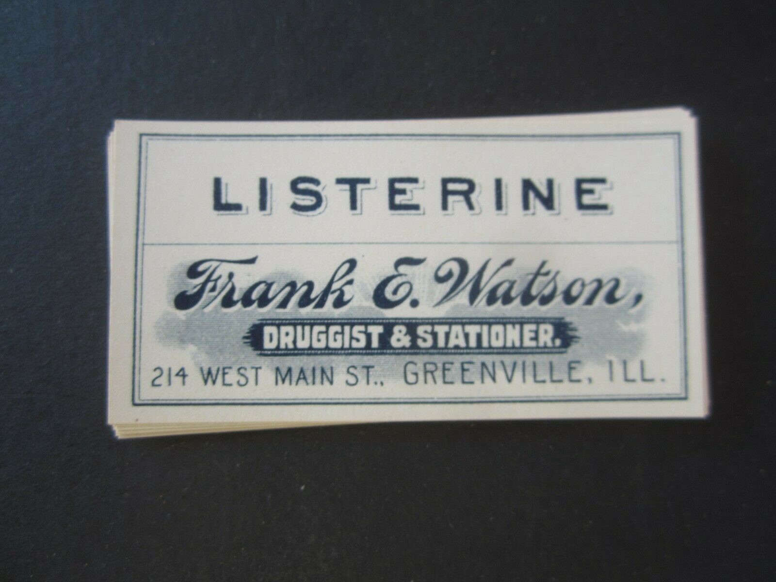  Lot of 25 Old Vintage - LISTERINE - Pharmacy L...