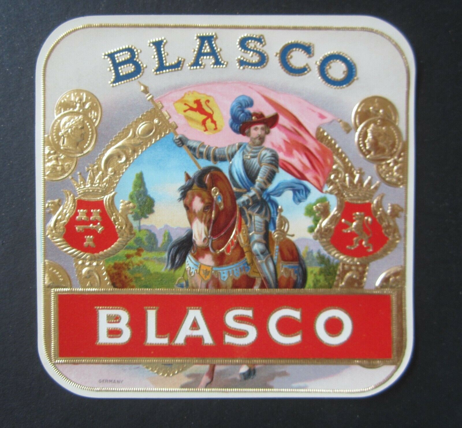 Old Vintage - BLASCO - CIGAR Box LABEL - Outer