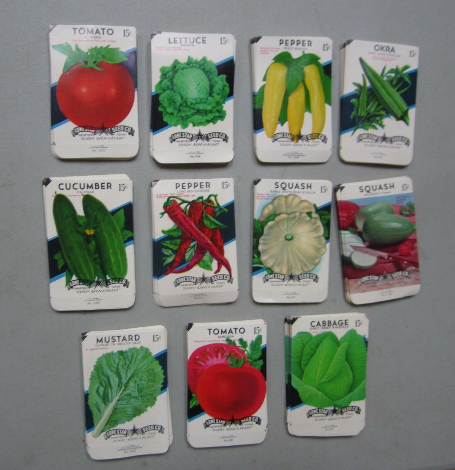 Lot of 275 Old Vintage Vegetable SEED PACKETS ...