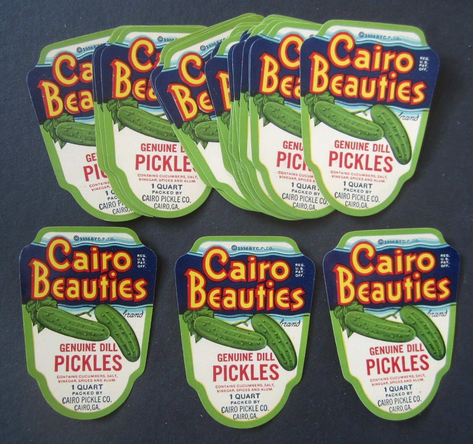  Lot of 25 Old 1936 - Cairo Beauties - PICKLE J...