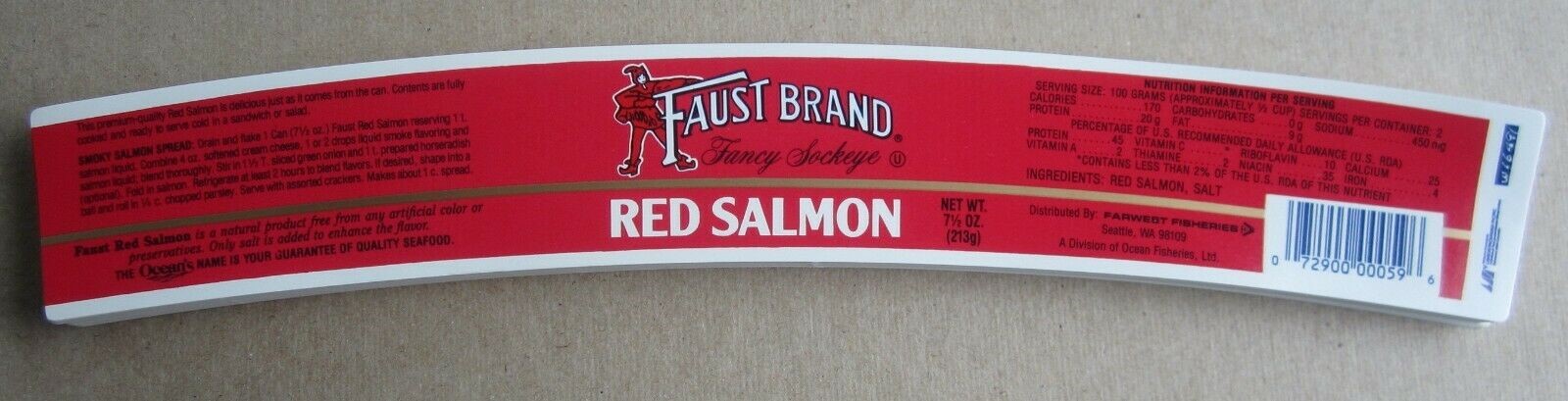  Lot of 100 Old Vintage - FAUST - RED Salmon - ...