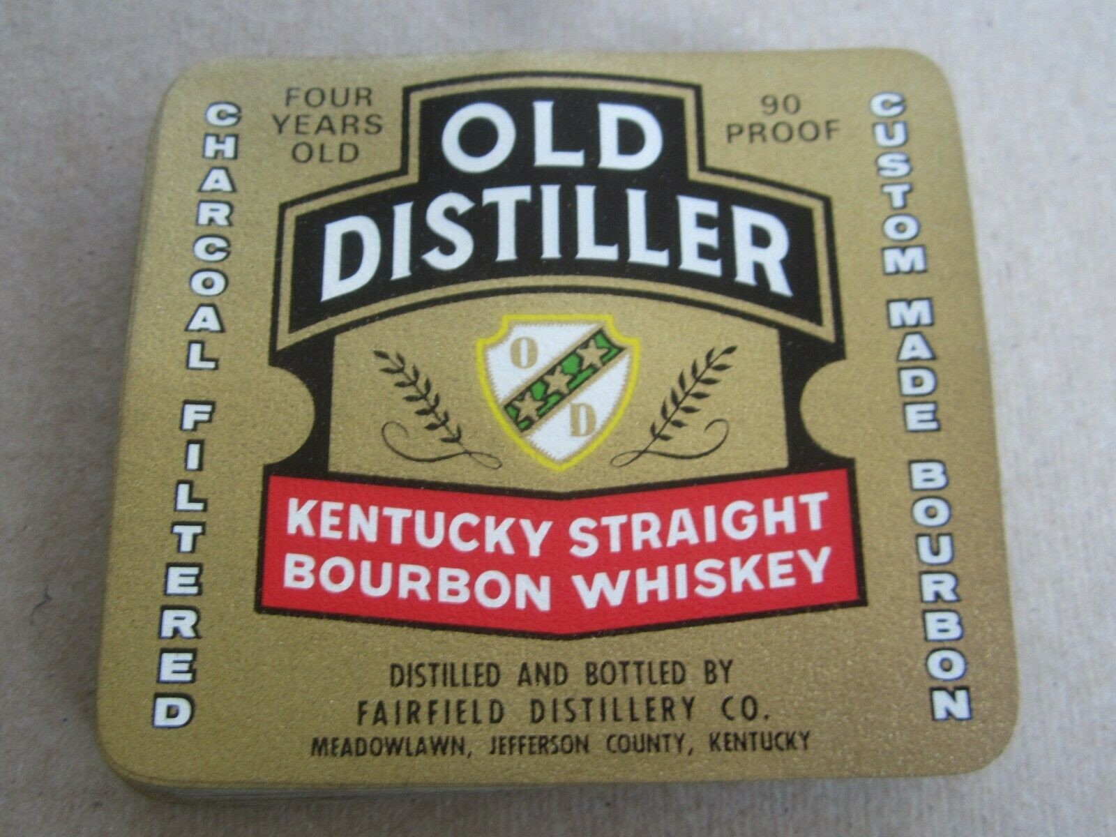 Lot of 100 - OLD DISTILLER - Bourbon WHISKEY L...