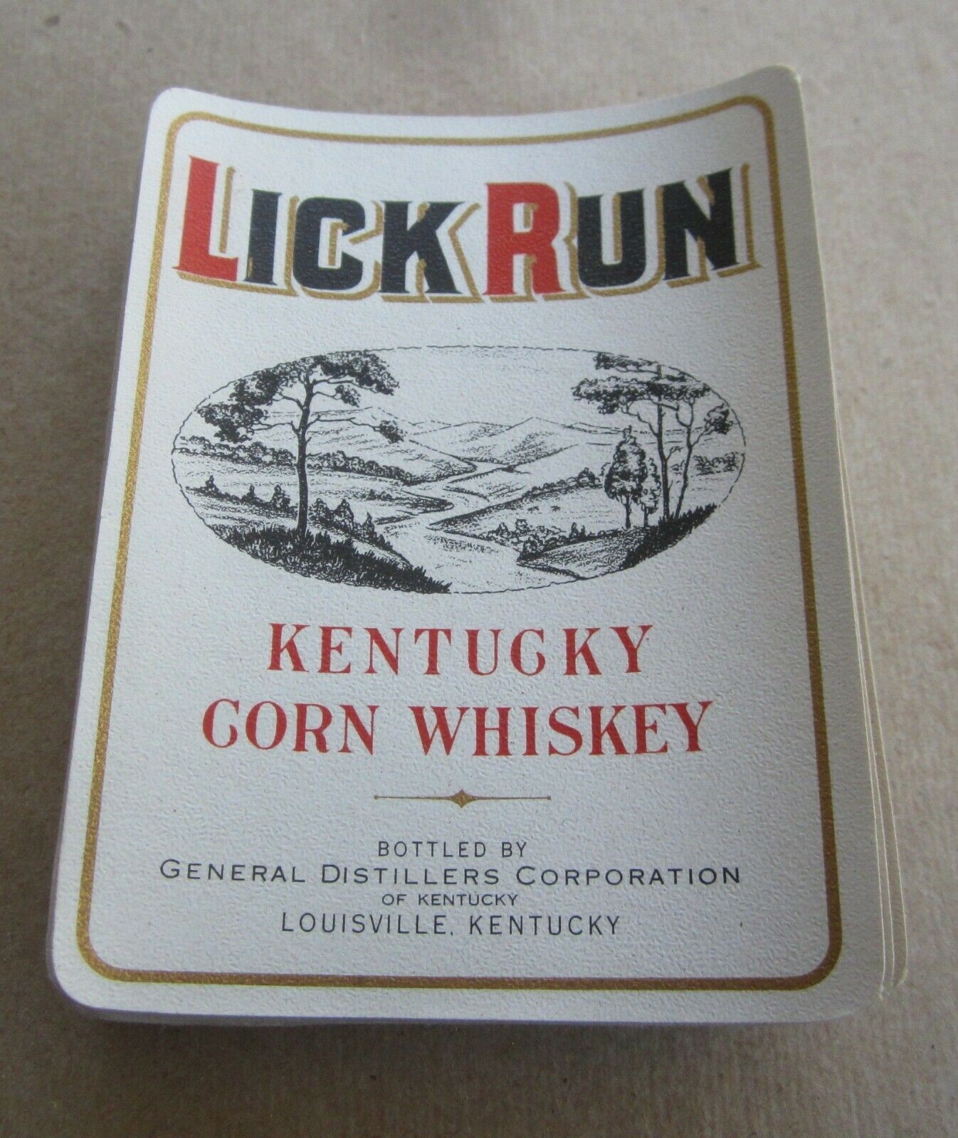  Lot of 100 Old Vintage - LICK RUN - Kentucky C...