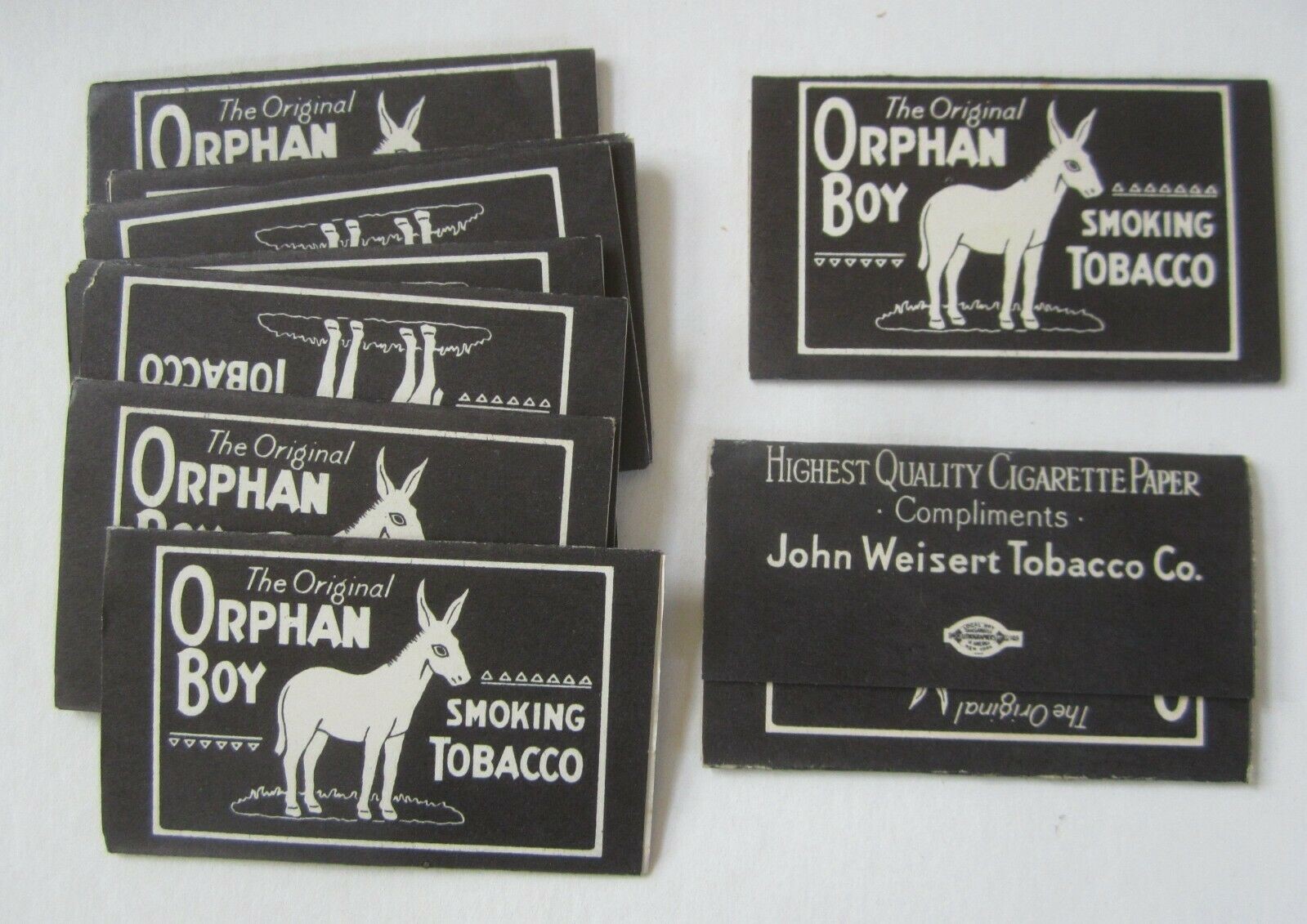  Lot of 10 Old Vintage - ORPHAN BOY - Smoking T...