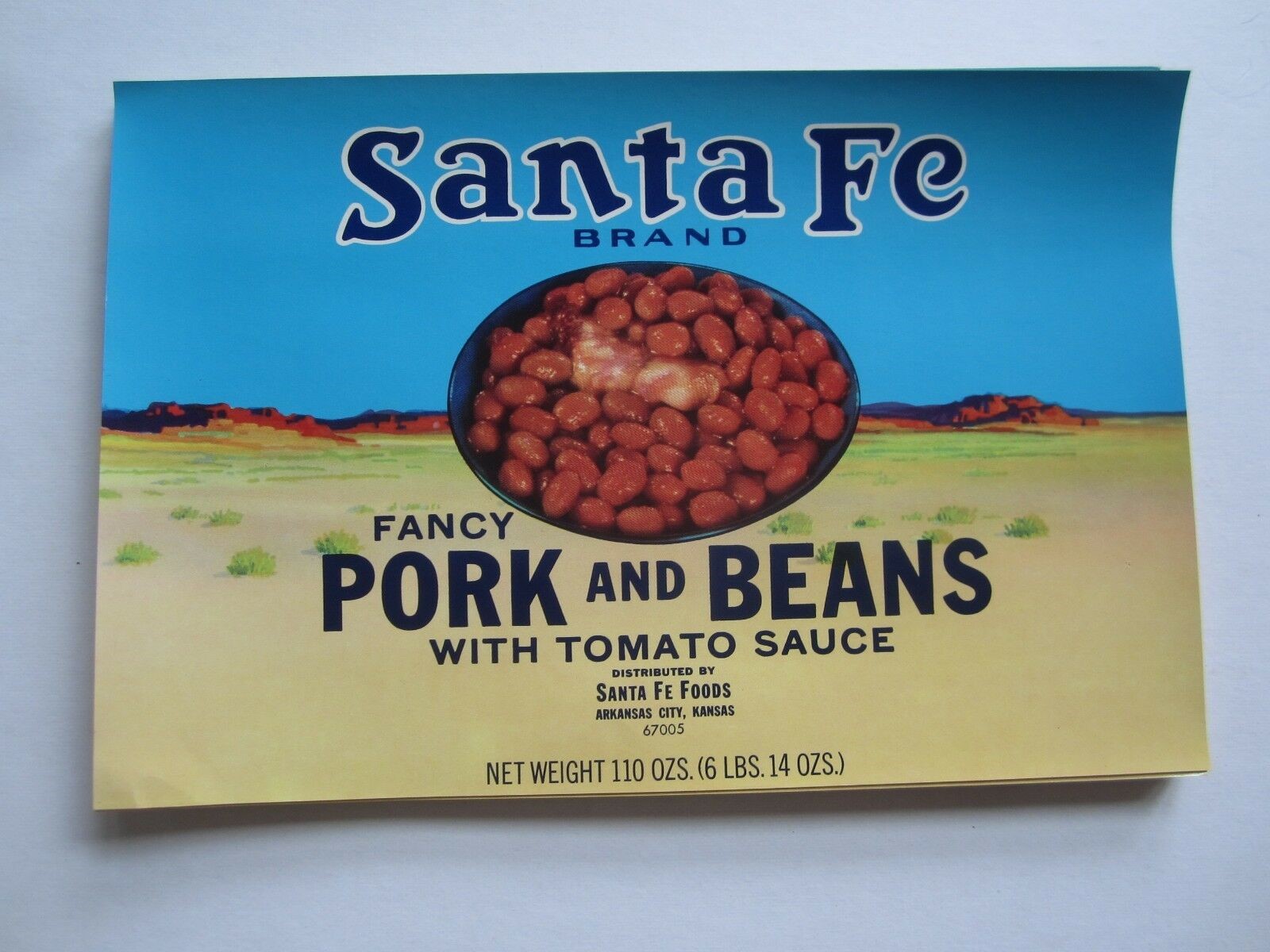  Lot of 100 Old Vintage - SANTA FE - Pork and B...
