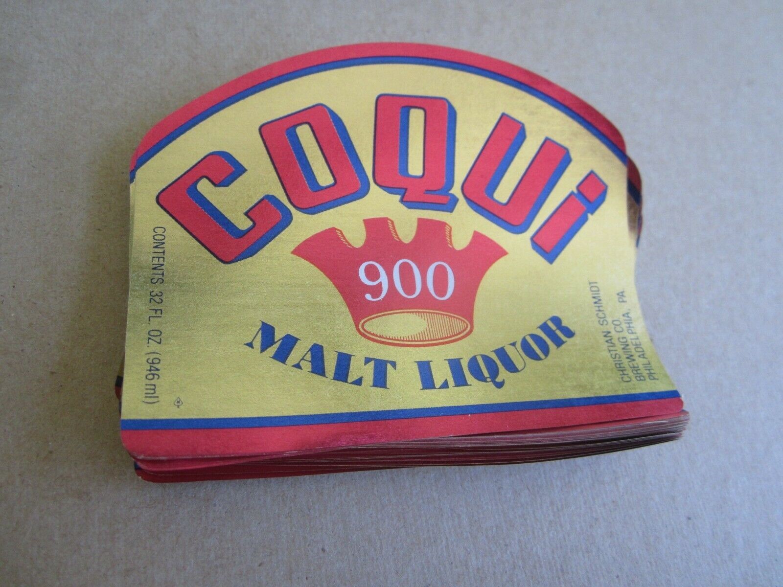 Lot of 100  Old Vintage - COQUI 900 Malt Liquor...