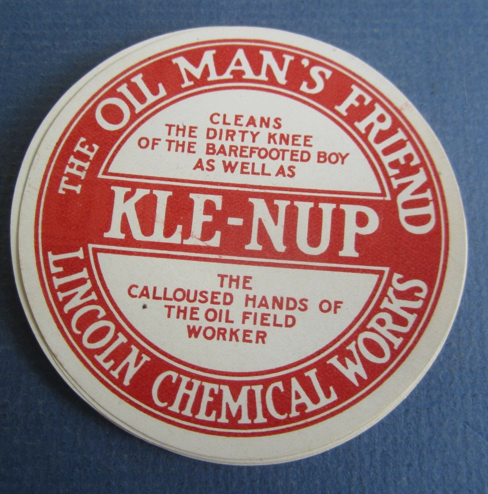 Lot of 25 Old Vintage KLE-NUP Soap LABELS - OIL...