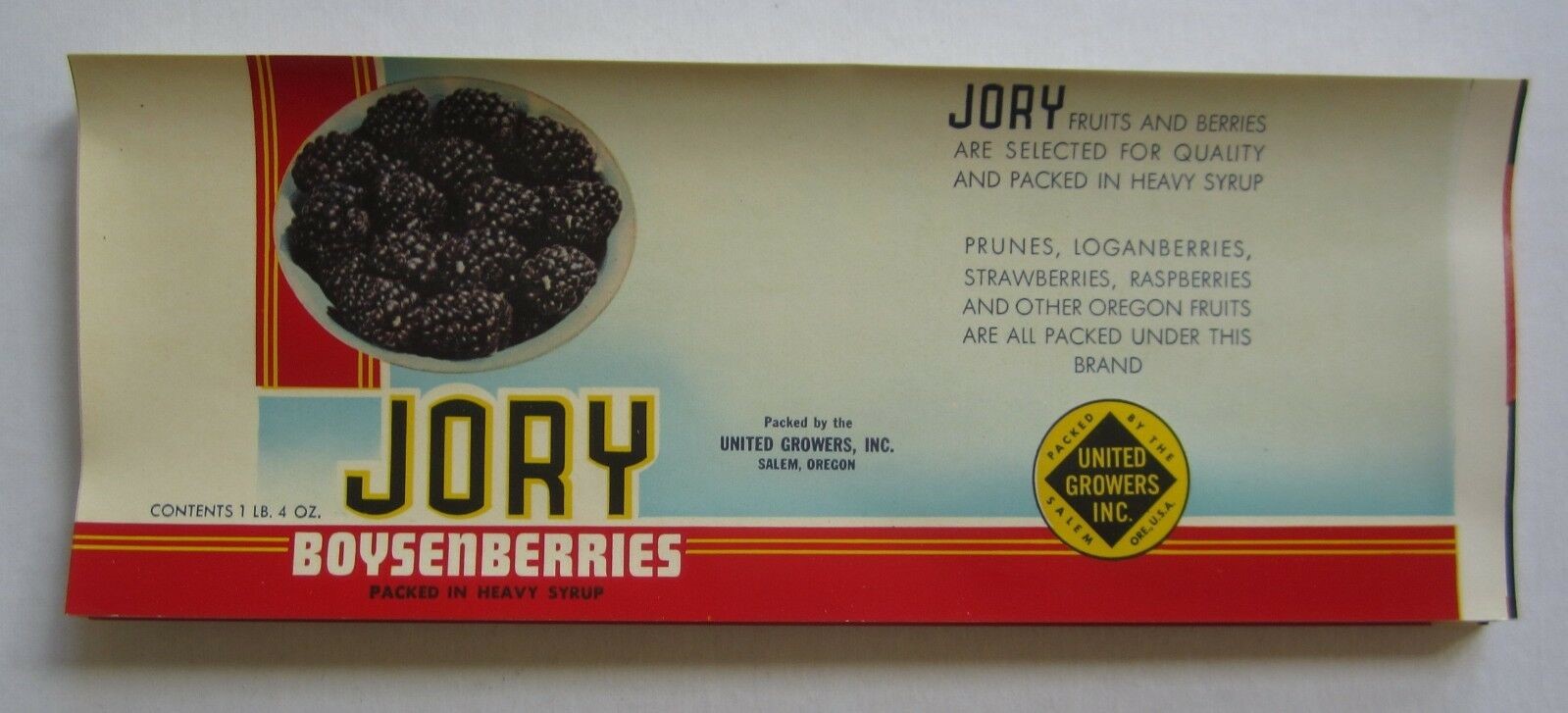  Lot of 100 Old Vintage JORY - Boysenberry - Ca...