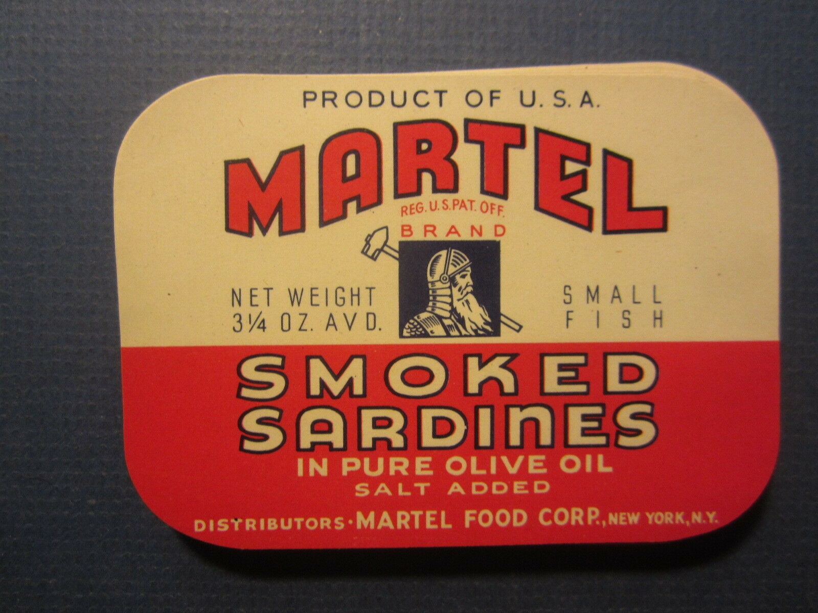  Lot of 100 Old Vintage - MARTEL - Smoked SARDI...