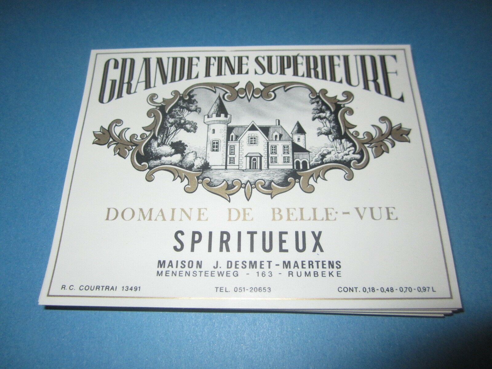  Lot of 100 Old Vintage - Domaine De Belle Vue ...