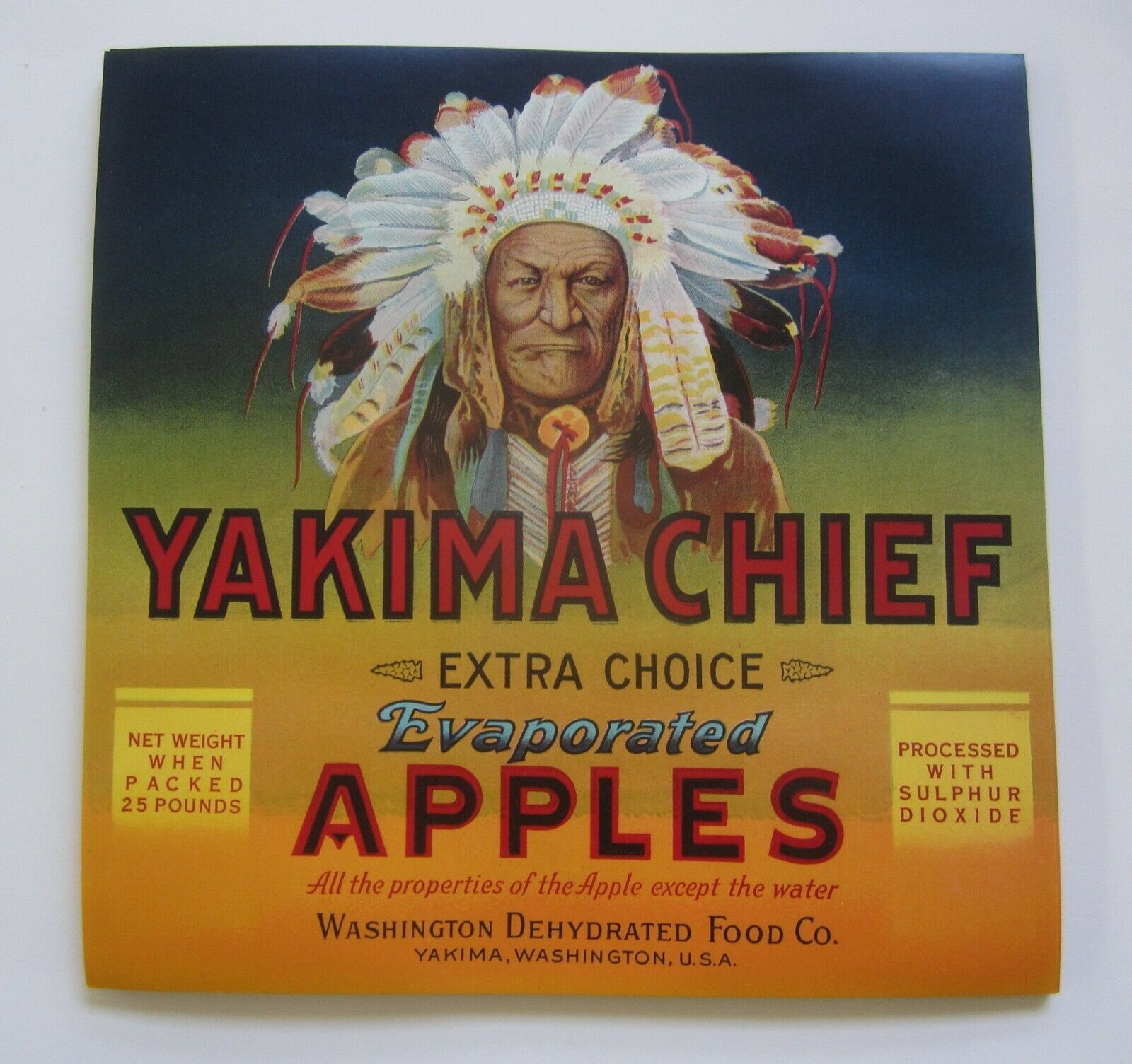  Lot of 50 Old Vintage - YAKIMA CHIEF Apple LAB...