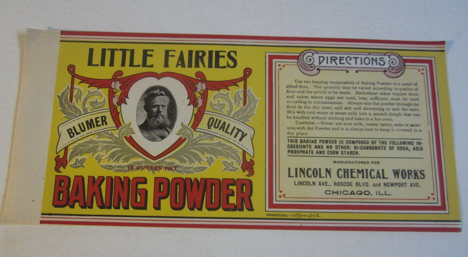  Old Vintage - Little Fairies - BAKING POWDER C...
