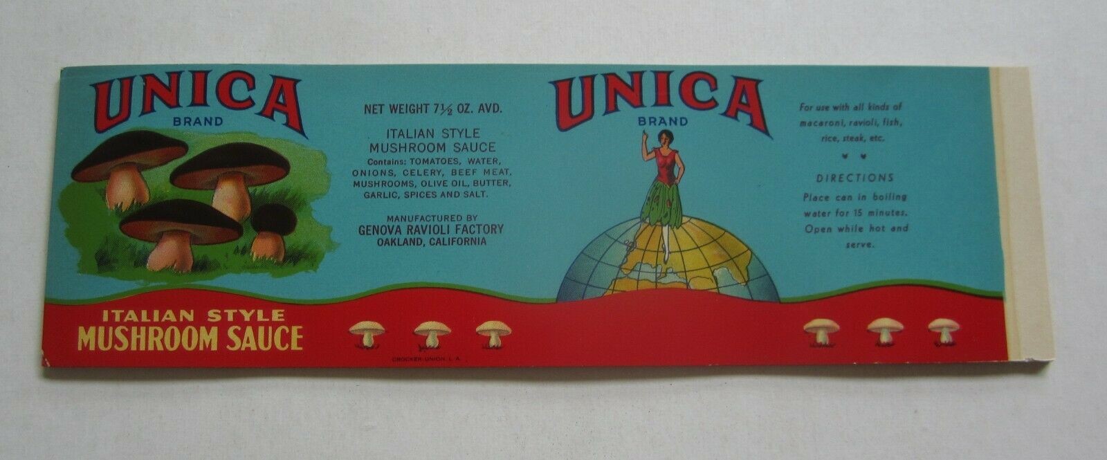  Lot of 25 Old Vintage UNICA Italian MUSHROOM S...