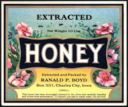#ZBOT417 - Rare Large Boyd Extracted Honey Pail...