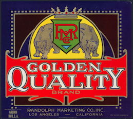 #ZLC433 - Golden Quality Orange Crate Label - C...