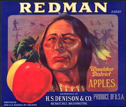 #ZLC423 - Redman Apples Crate Label