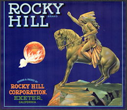 #ZLC448 - Rocky Hill Brand Sunkist Orange Crate...