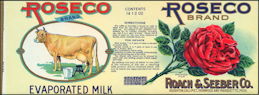 0#ZLCA043 - Roseco Evaporated Milk Label