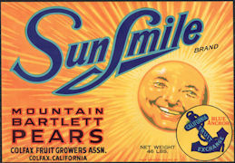 #ZLC461 - Sun Smile Mountain Bartlett Pears Cra...