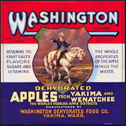 #ZLC424 - Rare Washington Dehydrated Apples Cra...