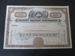 Old Vintage 1960's - FALSTAFF BREWING Corp. - Stock Certificate - BEER