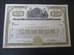 Old Vintage 1950's - NICKEL PLATE - RAILROAD Stock Certificate - N.Y. Chi. Stl.