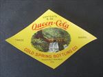 Old Vintage 1930's - QUEEN COLA Soda LABELS - Punxsutawney PA. - Cold Spring Btl