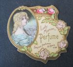 Old Vintage 1920's SALUX PERFUMER - LADY MARIAN PERFUME - LABEL