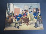 Old Vintage 1930's - VALLEY FORGE ALLEGIANCE - George Washington - ART PRINT