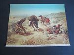 Old Vintage - COWBOY / WESTERN / HORSES - ART PRINT - Charles Russell