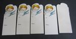 Lot of 5 Old Vintage 1950's - CHRISTMAS - GIFT TAGS - Angel - Singing