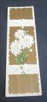 Old Vintage c.1910's - CANDY BOX Decoration CARD - White Flowers