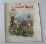 Old 1890's Antique - French Game PRINT - Prophet - DANCING FROGS - Box Cover